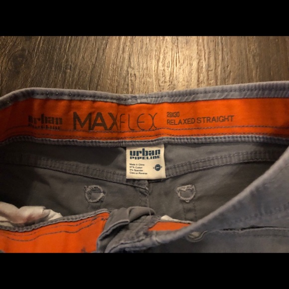 URBAN OUTFITTERS Mens Max Flex Relaxed Straight Jeans Gray Size 29 x 30 - Picture 6 of 6